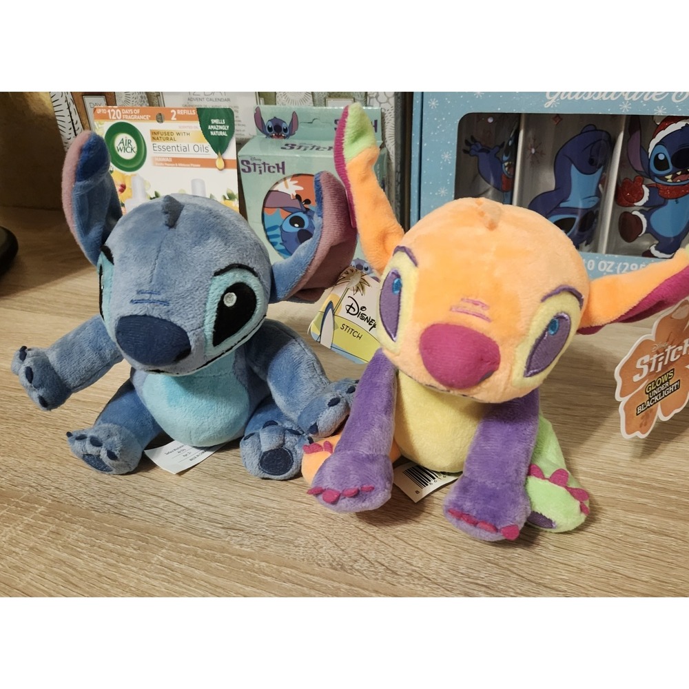 2023 Disney Stitch 6" Black Light Plush UCC Exclusive (Orange) New With Tag